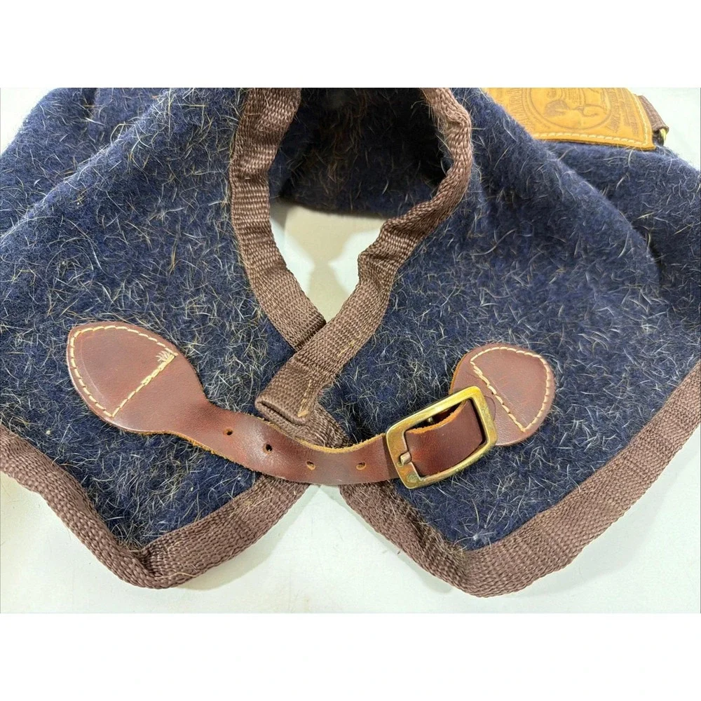 5/A Baker Blanket Navy Wool Coat For Dog Or Miniature Horse? Size Large Rare